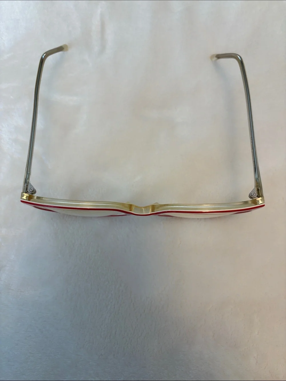 Vintage Women's Red Round Fashion Eyeglasses Oh la la!